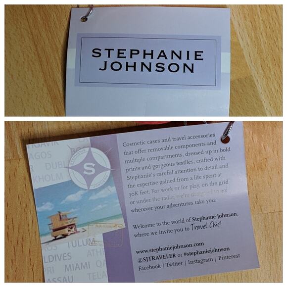 Stephanie Johnson Camera Crossbody Bag Red Translucent New - Picture 8 of 8